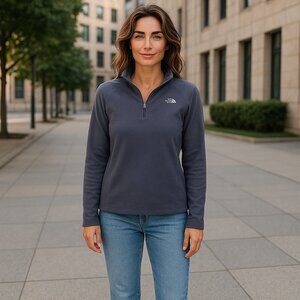The North Face Women's Gray Turtleneck Sweater